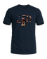 America 250 Liberty Bell tee, Old Glory Navy, front