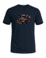 America 250 The Signing tee, Old Glory Navy, front