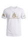 Never Surrender Don't Tread On Me Tee in Liberty White — American-made