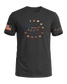 Sacred Honor 1776 Betsy Ross 13 Stars Tee in Gunmetal Grey — American-made