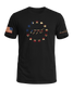 Sacred Honor 1776 Betsy Ross 13 Stars Tee in Midnight Patriot — American-made
