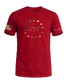 Sacred Honor 1776 Betsy Ross 13 Stars Tee in Valley Forge Red — American-made